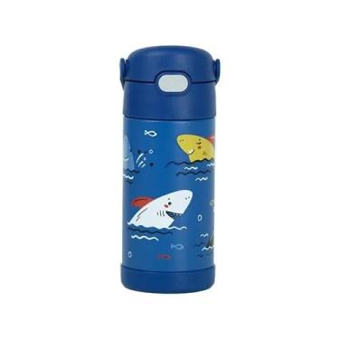 Imagem de Garrafa Térmica Infantil Funtainer F410 Tubarão - 355ml - Thermos