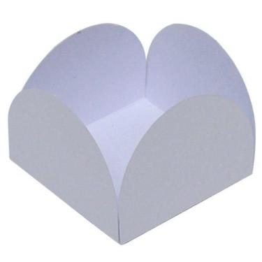 Imagem de 100 Caixa Para 9 Brigadeiros Visor Bombom 900 Forminha Trufa - Gráfica