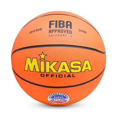 Imagem de Bola De Basquete 1110 Laranja Padrão FIBA Mikasa
