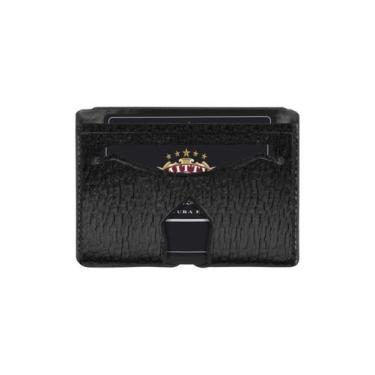 Imagem de Carteira Porta Cartão Slim 100% Couro Mitty - M4R PRETO