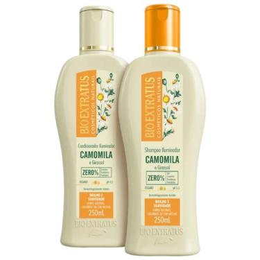 Imagem de Kit Camomila 1 Shampoo 1 Condicionador 250ml Bio Extratus - BIOEXTRATU