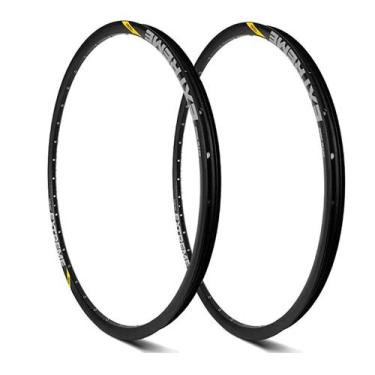 Imagem de Kit 2 Aros Rodas 29/32 Furos Tubeless Ready Valvula Presta Mtb Cross C