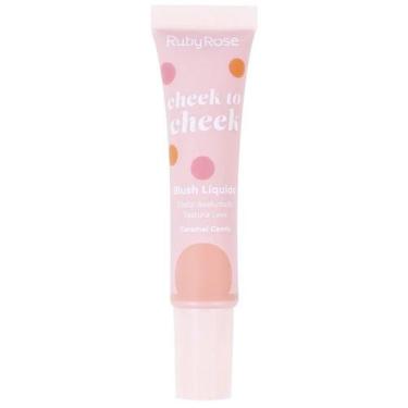 Imagem de Blush líquido Cheek to Cheek Ruby Rose - Caramel Candy