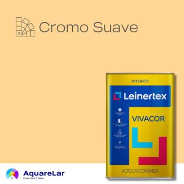 Imagem de Vivacor Acrílica Leinertex Fosco 18L, CROMO SUAVE