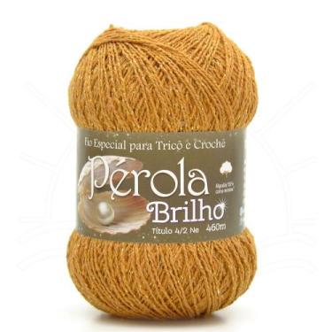 Imagem de Linha Pérola Brilho 460m - Barbantes São João, 01 - MOSTARDA/DOURADO