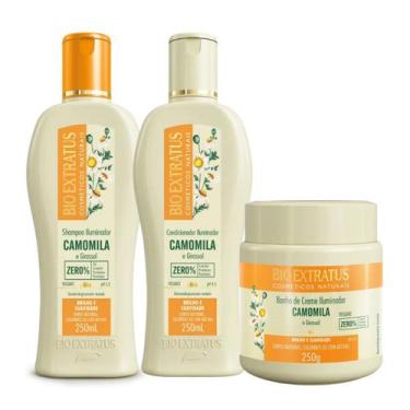 Imagem de Shampoo e Condic e Banho De Creme 250g Camomila Bio Extratus