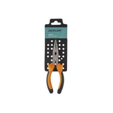 Imagem de Alicate Bico 1/2 Cana Import 06equot Cb Laranja/Preto Blister - N/A