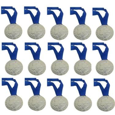 Imagem de Kit C/15 Medalhas de Ouro Prata ou Bronze Honra ao Merito 943 - 1 Fit,