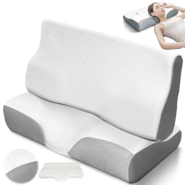 Imagem de Almofada Cervical 2-Pack, Fronha, Almofada Ortopedico