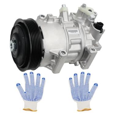 Imagem de Compressor de ar condicionado AC com embreagem serve para Corolla 1.8L 2014 2015 2016 2017 2018 2019 Substitui 88310-02850, 8831002850