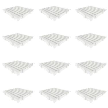 Imagem de Kit 12un Estrado para Câmara Frigorífica Reforçado Croplastic 40x40x4,