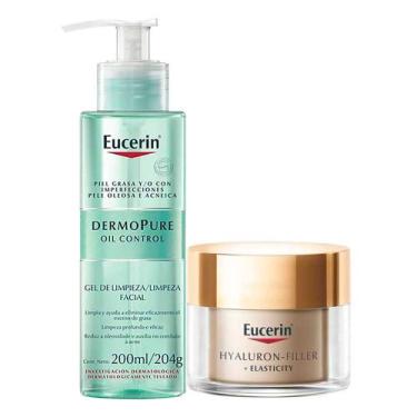 Imagem de Eucerin Kit - Gel de Limpeza Facial + Creme Anti-Rugas, Kit