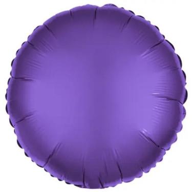 Imagem de Balão Metalizado Redondo Tons Variados - 18 Polegadas - Extra Festas, 