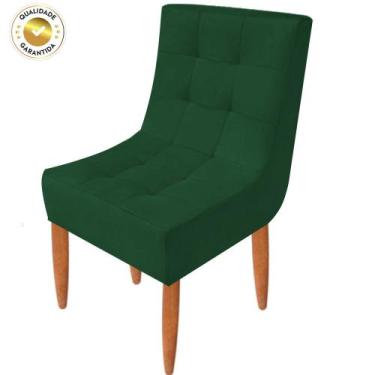 Imagem de Conjunto 2 Cadeiras Estofadas Sala De Jantar Camily Suede - Bl Decor ,