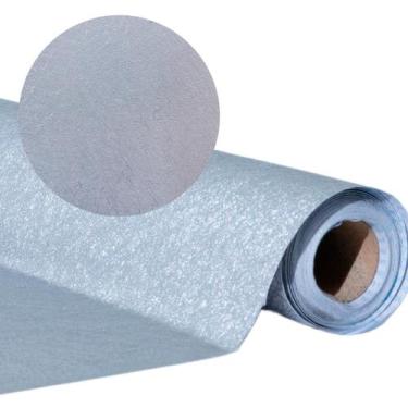 Imagem de Kit Papel De Parede Adesivo Lavável Prata 3D - 4,5m2 - Aura Home