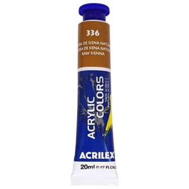 Imagem de Tinta Acrílica Acrylic Colors 20ml Bisnaga Acrilex, Terra siena natura