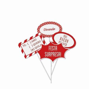 Imagem de Plaquinhas Divertidas - Tropic - 8 unidades - Cromus - Rizzo