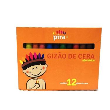 Imagem de Gizão de cera  piratininga 12 cores - Gizao
