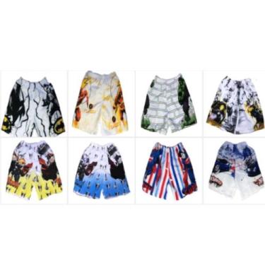 Imagem de Kit com 10 shorts infantil meninos personsgens - Patymodas, variados