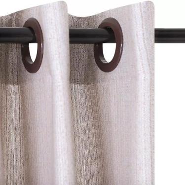 Imagem de Cortina Para Sala ou Quarto Veneza Rústica 4,00 X 2,60 - BARONI DECOR 