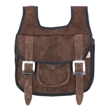 Imagem de Alforge de Camurça Marrom com Bolso A Pantaneira 37244