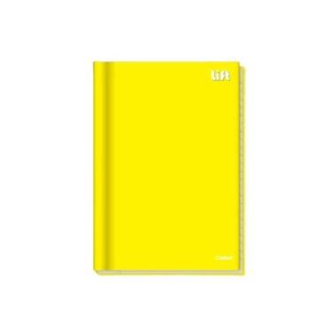 Imagem de Caderno Brochura Universitário 96fl Lift Amarelo Credeal C/5 unid