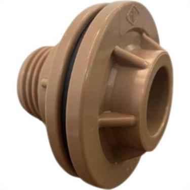 Imagem de Adaptador  C/Flange Pvc Reboucas 3/4 Marrom - Kit C/10 Unidades
