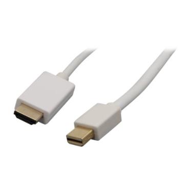 Imagem de Nippon Labs MINIDP-HDMI-10 Cabo Mini Display Port Macho para HDMI Macho 32 AWG, Branco