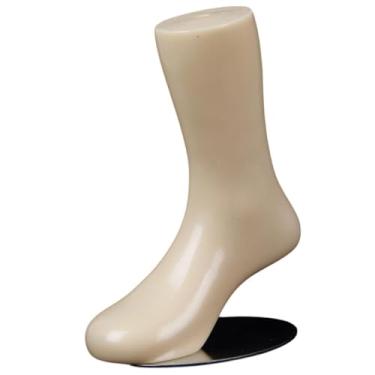 Imagem de shamjina Expositor de pés de manequim de meia infantil, loja de modelos de exibição de meias, suporte para pés, suporte para casa, suporte para modelo de pé, Skin H 21cm