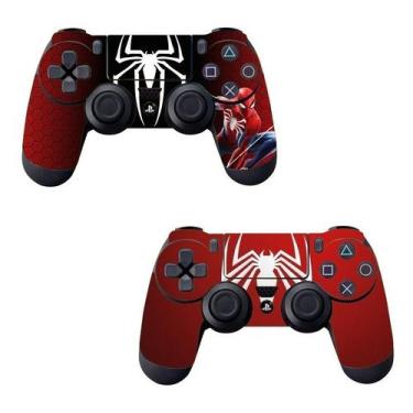 Imagem de Par Skins Controle Playstation 4 Ps4 Spider Man No Way Home - Resitank