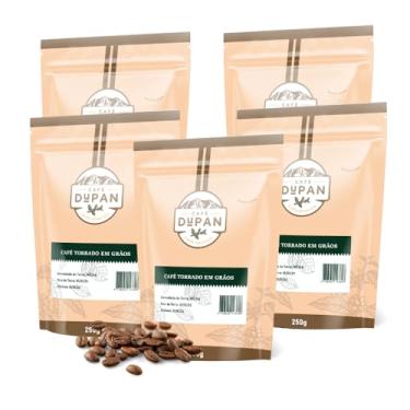 Imagem de Café Dupan Torrado em Grãos Arábica - 250g (Variação de Quantidade de Pacotes Disponível e Tipo de Torra) - Grãos Selecionados, Aromático e Fresco - Torra Média