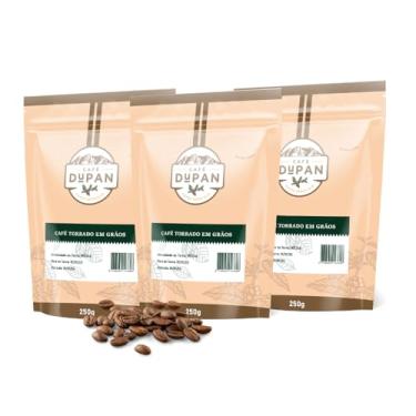 Imagem de Café Dupan Torrado em Grãos Arábica - 250g (Variação de Quantidade de Pacotes Disponível e Tipo de Torra) - Grãos Selecionados, Aromático e Fresco - Torra Média