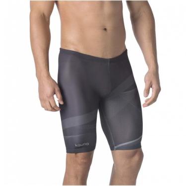 Imagem de Bermuda de natação tech wave chumbo kauna swim, PP