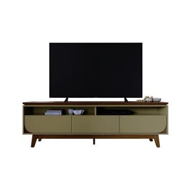 Imagem de Rack para Tvs até 75 Pol Selene 62,5x200x36 Cm Cumaru/opala