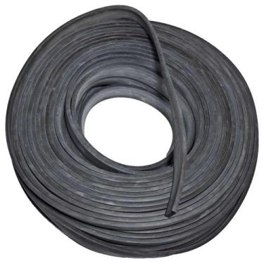 Imagem de Borracha Perfil Esponjoso Vedação 38x06mm Macio - 25 Metros - Borracha