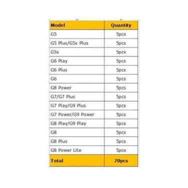 Imagem de 50 Peças Porta de Carregamento Micro USB para Motorola Moto G5/G5S/G6/