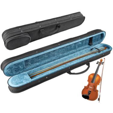 Imagem de Estojo de Arco para Violino/Viola/Violoncelo, Estojo de Arco de Contrabaixo Vertical Caixa, Estojo de Arco de Violino, Estojo de Arco, 2 Peças de Arco, Estojo, Arco, 83 * 12 * 12cm