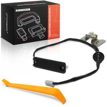 Imagem de A-Premium Interruptor de liberação do puxador da porta traseira compatível com Toyota Prius 2004 2005 2006 2007 2008 2009, parte traseira, com chave inteligente, sem câmera traseira