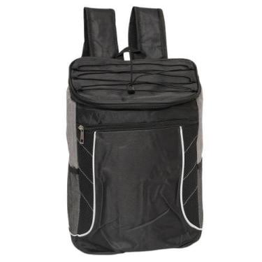 Imagem de Bolsa Térmica de Poliéster com Dois Compartimentos Bauarte, Preto
