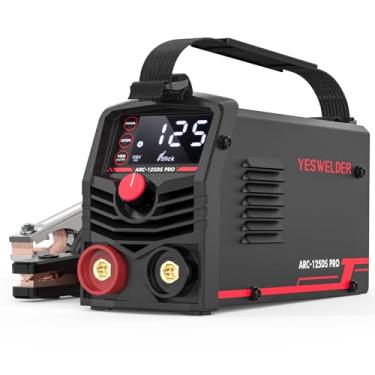 Imagem de YESWELDER Grande visor LED 125 Amp, máquina de solda ARC portátil de 110 V, mini máquina de solda MMA com partida a quente, força de arco