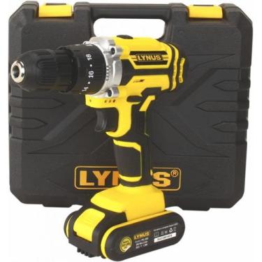 Imagem de Parafusadeira e Furadeira Com Impacto Com Maleta Lynus 20v BIVOLT PFL-