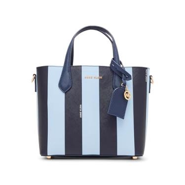 Imagem de Anne Klein Mini bolsa colada com alça conversível, meia-noite, Meia-noite, Small