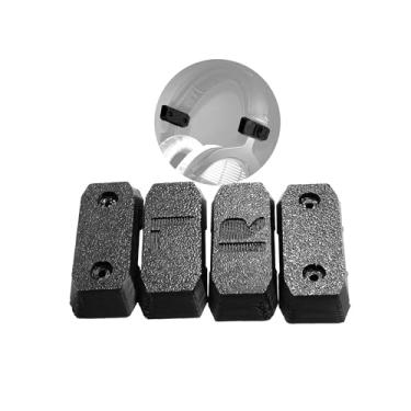 Imagem de SplashNColor Capa deslizante de substituição para fones de ouvido Beyerdynamic DT 770 / DT 880 / DT 990 Pro e HS 400 - Capas deslizantes pretas duráveis para restaurar a aparência e a função para uso