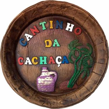 Imagem de Tampa De Barril Artesanal Grande Cantinho Da Cachaça