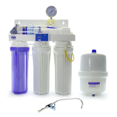 Imagem de Filtro Osmose Reversa Automatizado Completo Tds E Manômetro