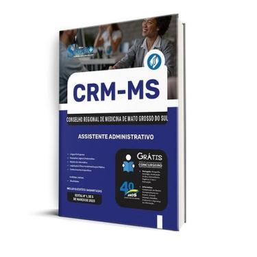Imagem de Apostila CRM-MS  - Assistente Administrativo - Editora Solução