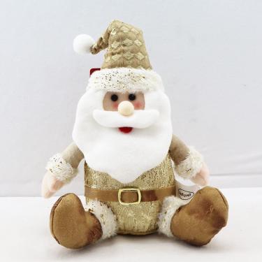 Imagem de PELUCIA NATAL NOEL/BONECO DE NEVE 25CM DOURADO FESTIVE