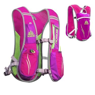 Imagem de JEELAD Colete de hidratação de corrida para homens e mulheres com bexiga de água para ciclismo, corrida, maratona e trilha