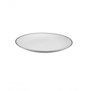 Imagem de Prato Raso Porcelana Legacy Silver 27cm Lhermitage Branco - L'HERMITAG