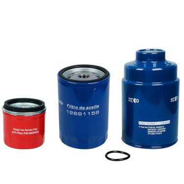 Imagem de wzyufon Kit De Filtro Duramax Diesel Tp3018 Pf2232 29539579 6,6 L Para Chevy Silverado/Gmc Sierra 2500 E 3500 Hd 2001-2016. Filtros Combustível/Óleo/Transmissão.